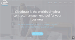 Desktop Screenshot of cloudtract.com